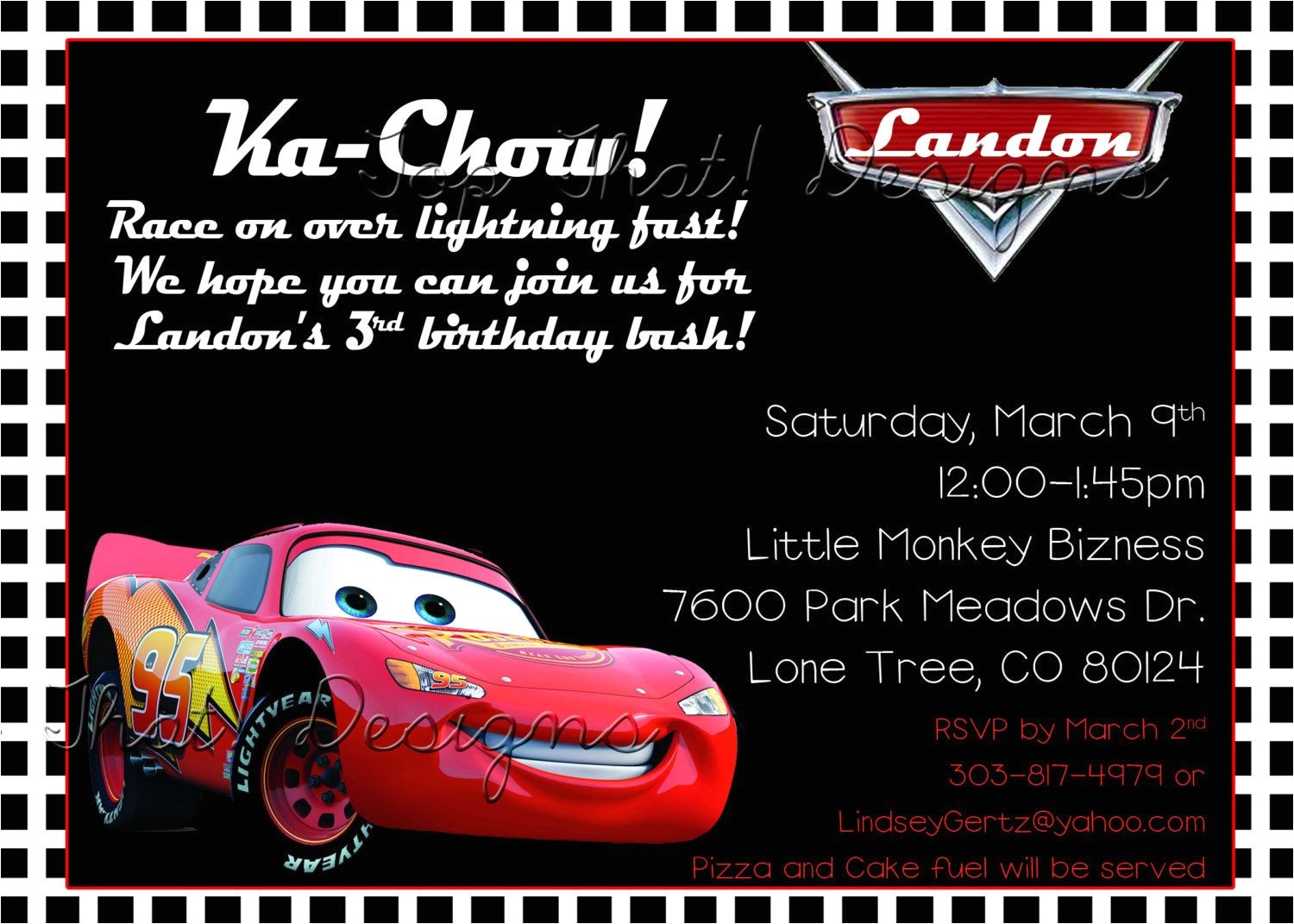 Car theme Birthday Invitation Template Cars themed Birthday Invitation Printable $12 00 Via