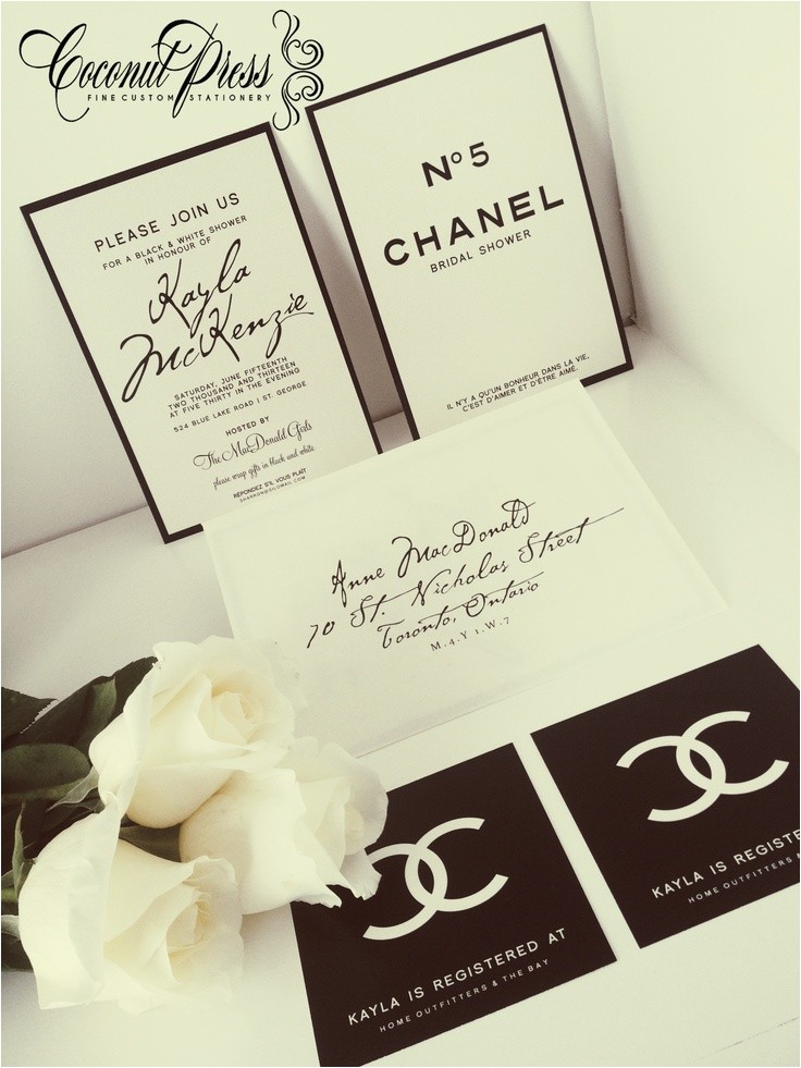 the ultimate chanel themed bridal shower