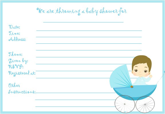 cheap baby shower invitations for boy