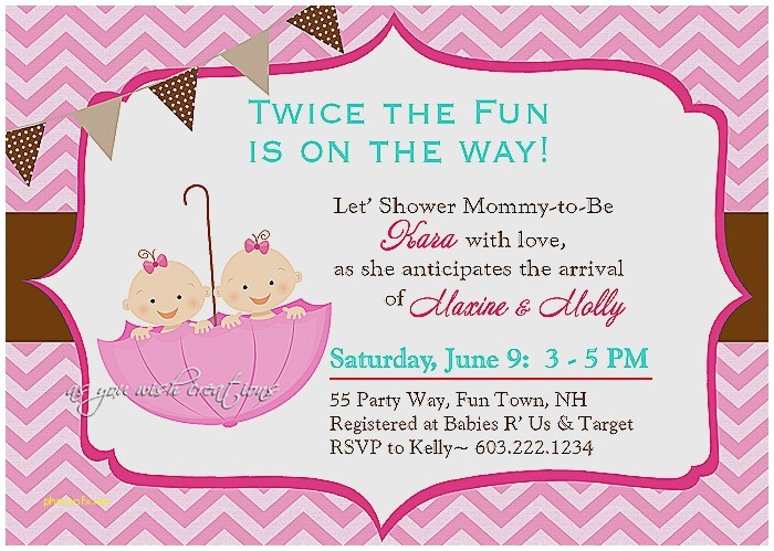 cheap baby shower invitations for twins