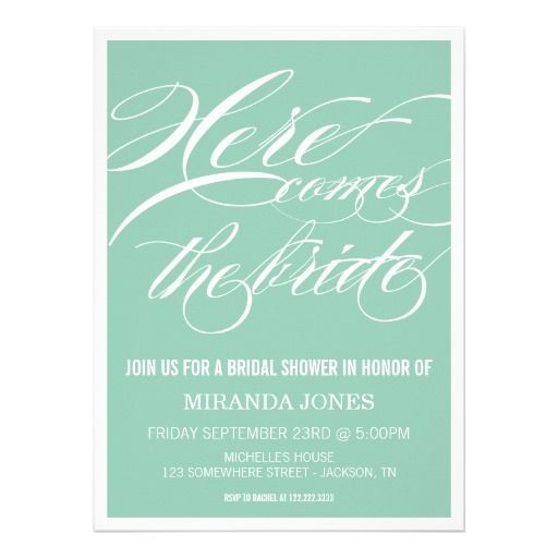 bridal shower invitations classy