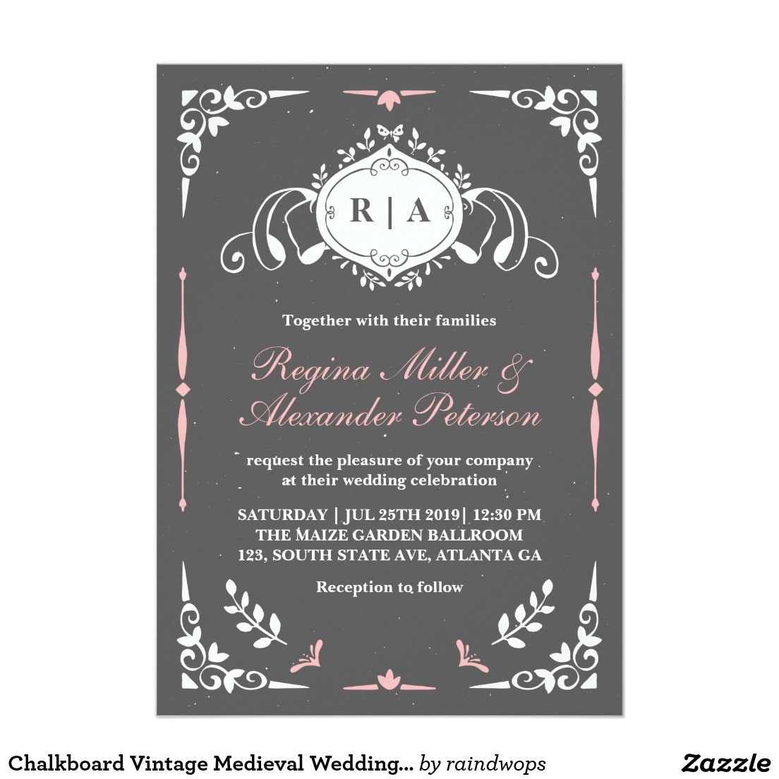 classy bridal shower invitation