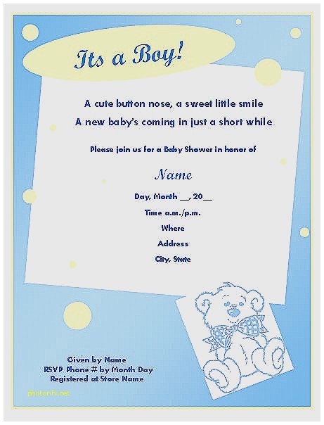 clever baby shower invitations