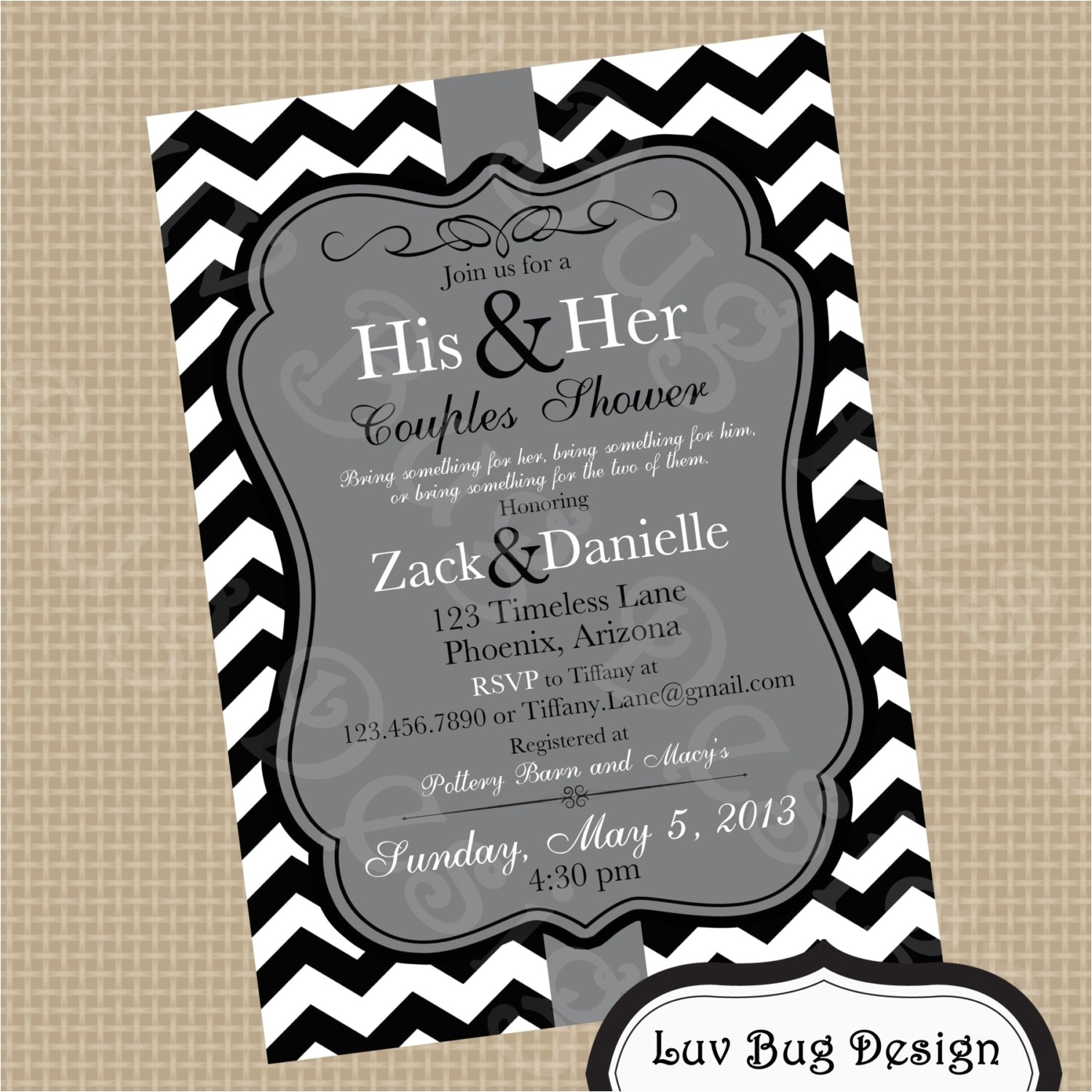couples baby shower invitation wording template