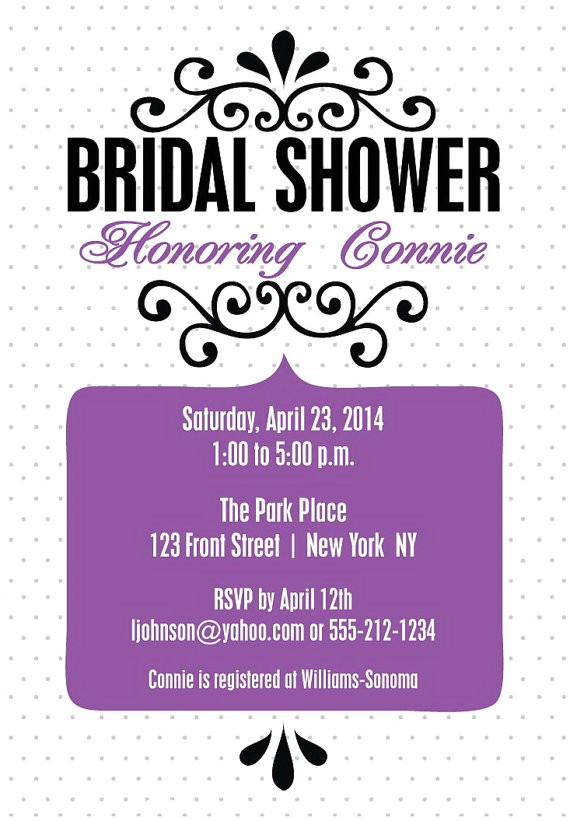 bridal shower invitations unique wedding shower invitation