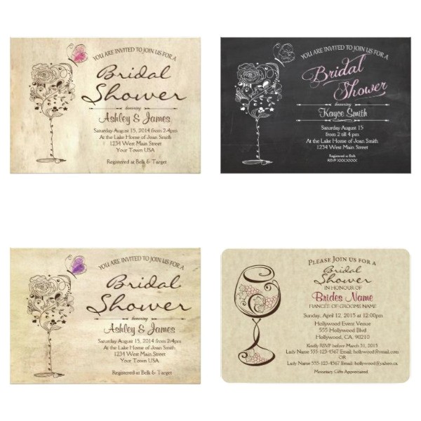 premium bridal shower invitations