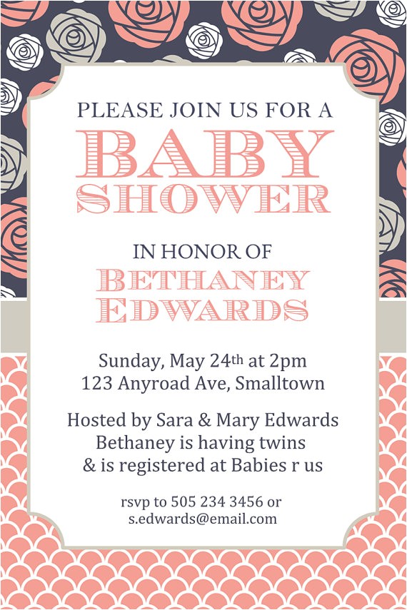 costco baby shower invitations