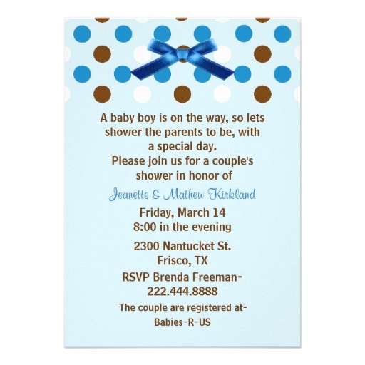 baby boy couples baby shower invitation