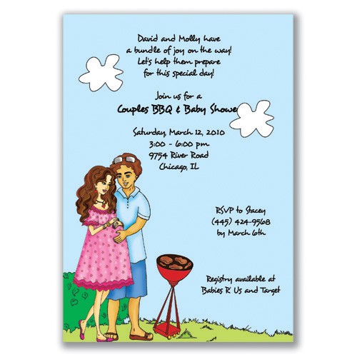 Couples Baby Shower Wording On Invitations Couples Baby Shower Invitations Wording