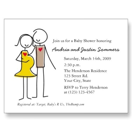 Couples Baby Shower Wording On Invitations Unique White Couples Baby Shower Invitations Bs064