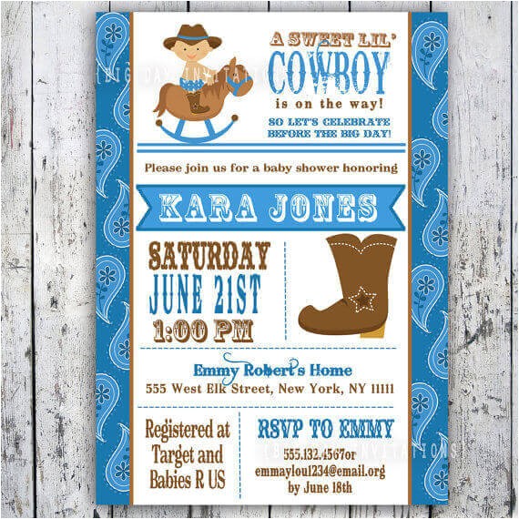 cowboy themed baby shower items for western theme decorations
