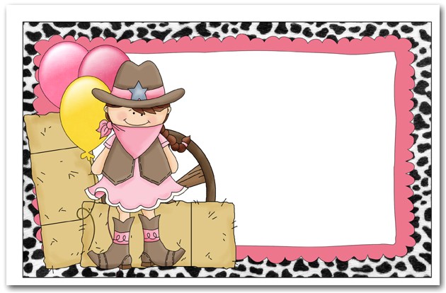 cowgirl birthday invitations ideas