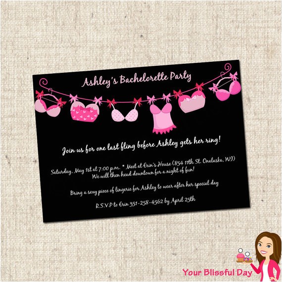 printable bachelorette party invitations