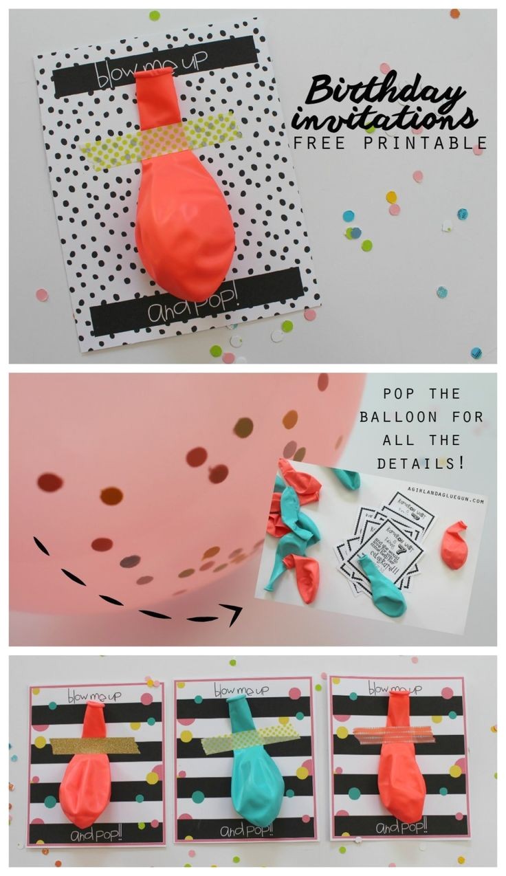 creative invitation ideas for birthdays