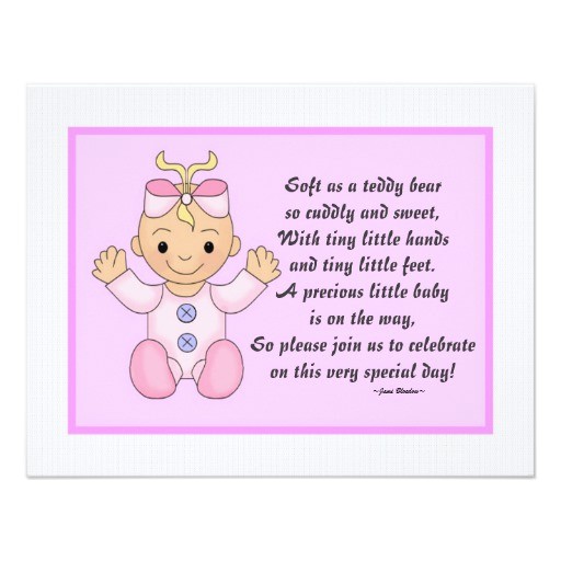 personalized baby shower invitations baby girl