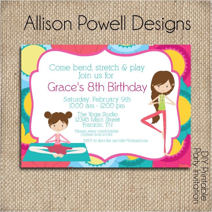 custom birthday invitations