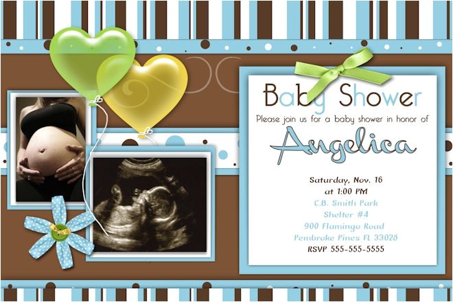 customized baby shower invitations for a boy