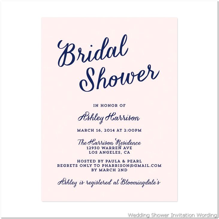 t card bridal shower wording