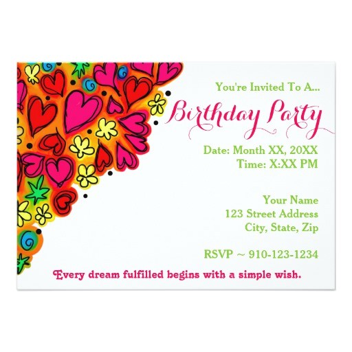 create your own birthday party invitation 256489307222596644
