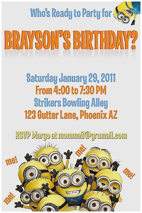 despicable me baby shower invitations