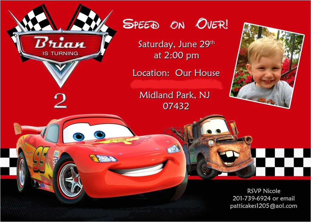 disney cars birthday invitations by means of creating easy on the eye outlooks around your birthday invitation templates 5