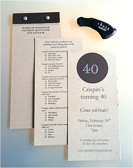 diy party ideas 40th birthday party inspiration