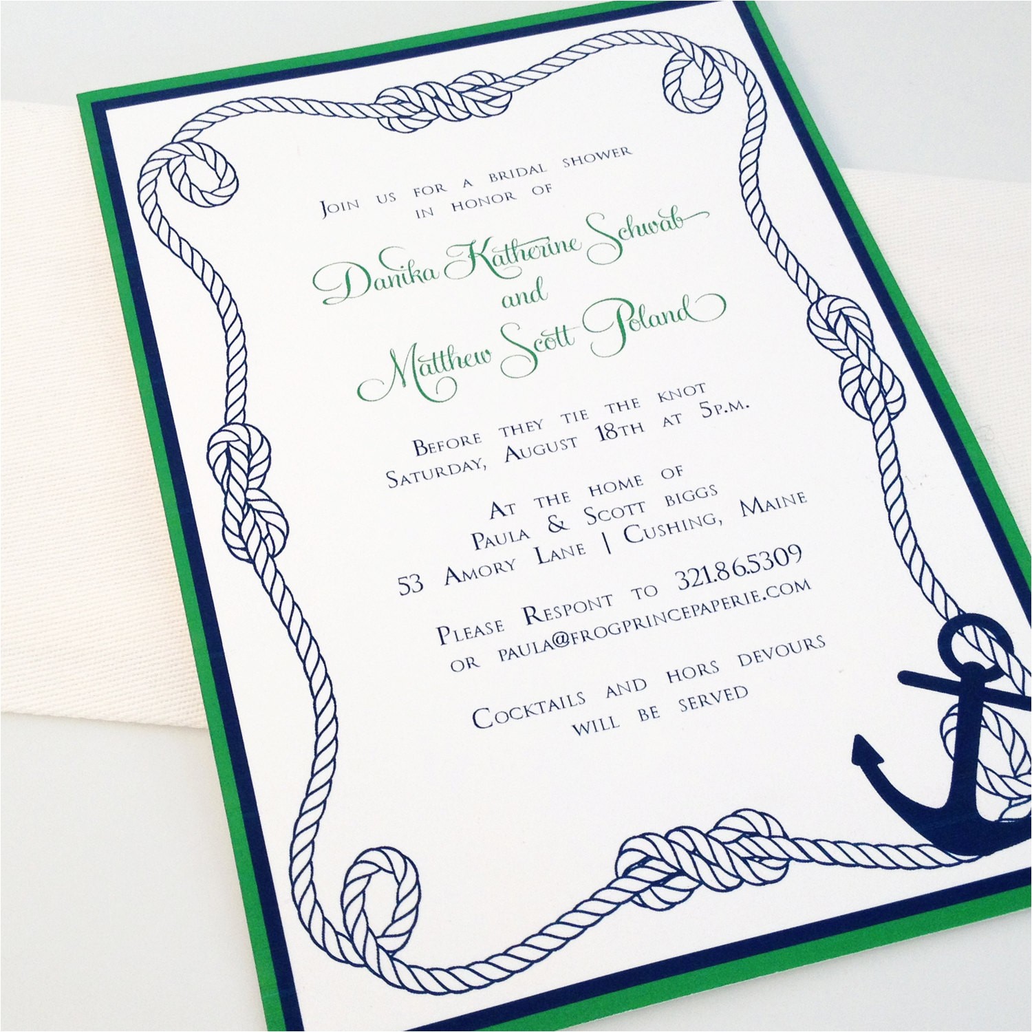 diy wedding shower invitations