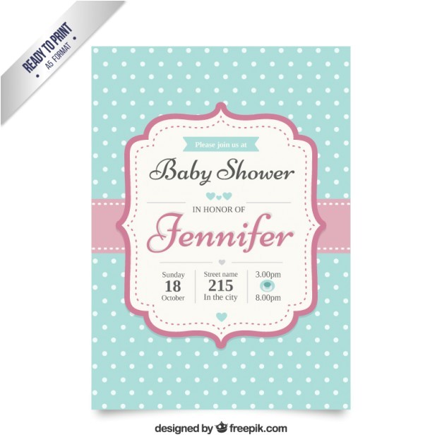 fancy baby shower invitation