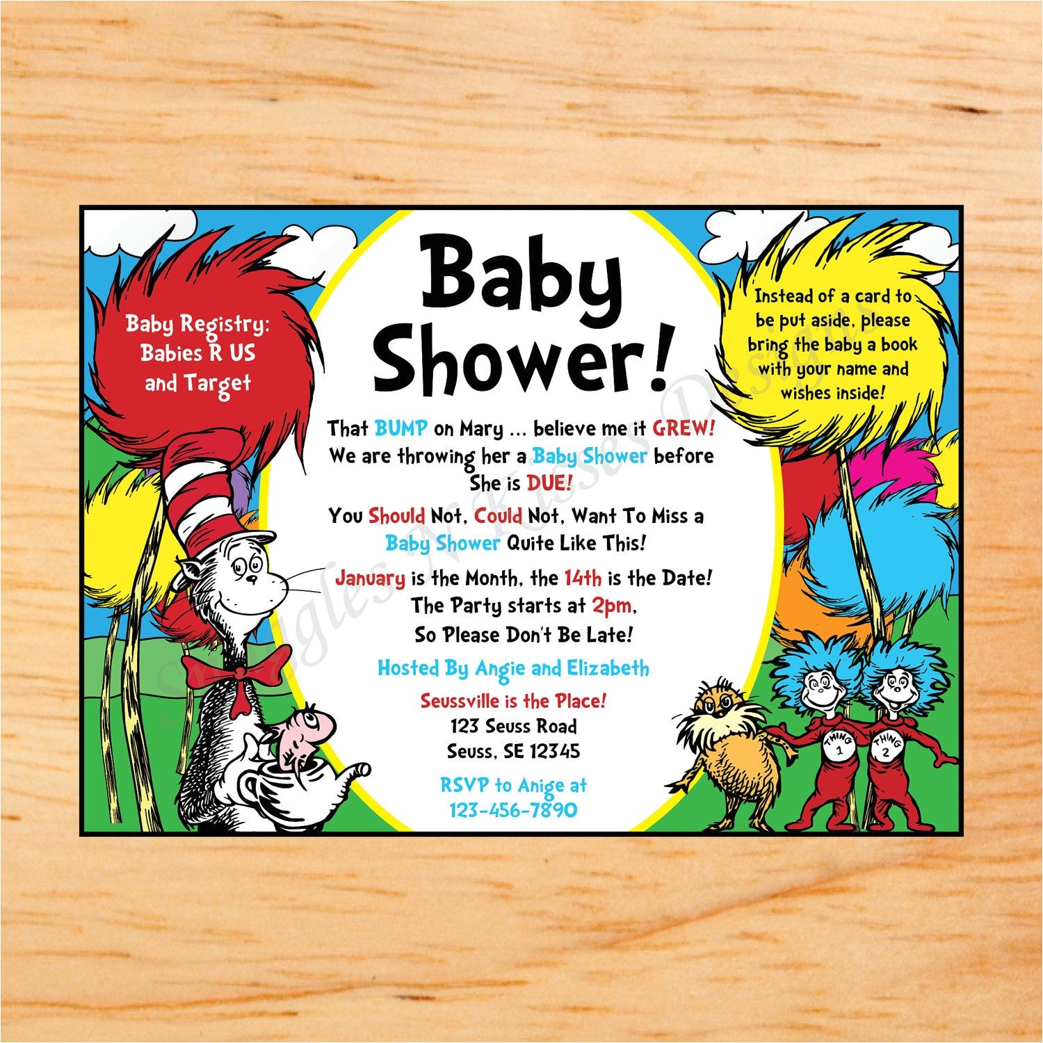 Dr Seuss Baby Shower Invitations Target Dr Seuss Baby Shower Mini Candy Bar Wrappers