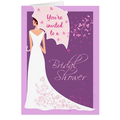 bridal shower invitation greeting card