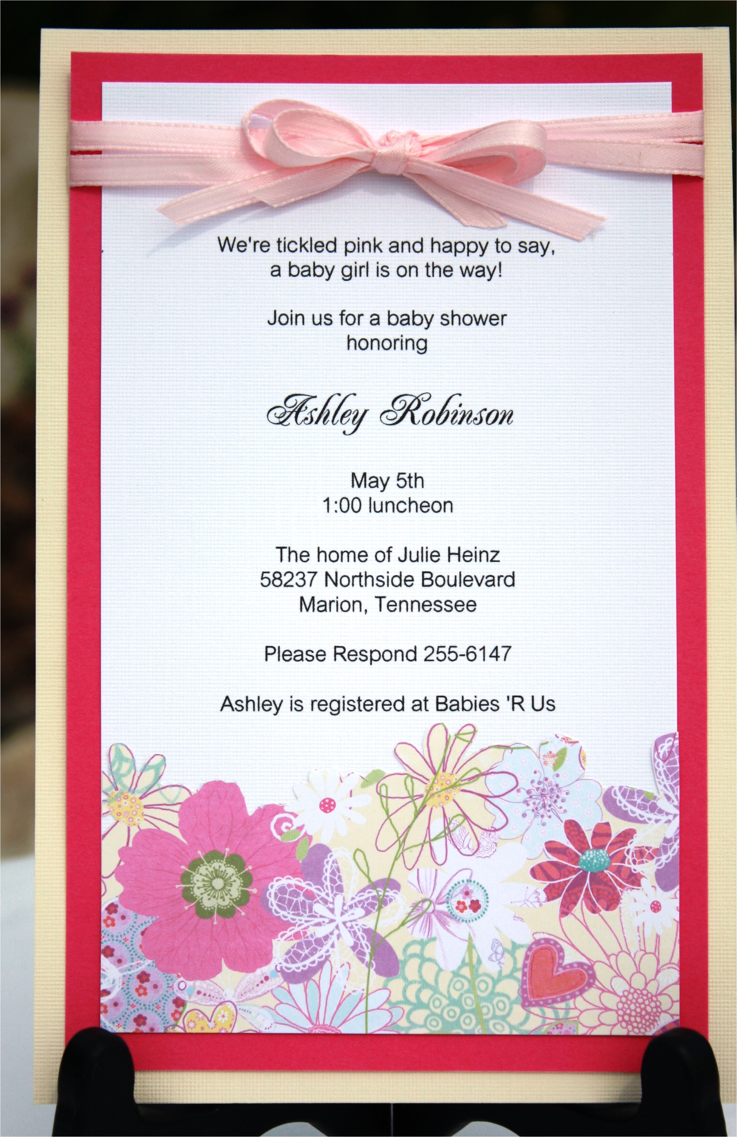 how to make baby shower invitations easy home made