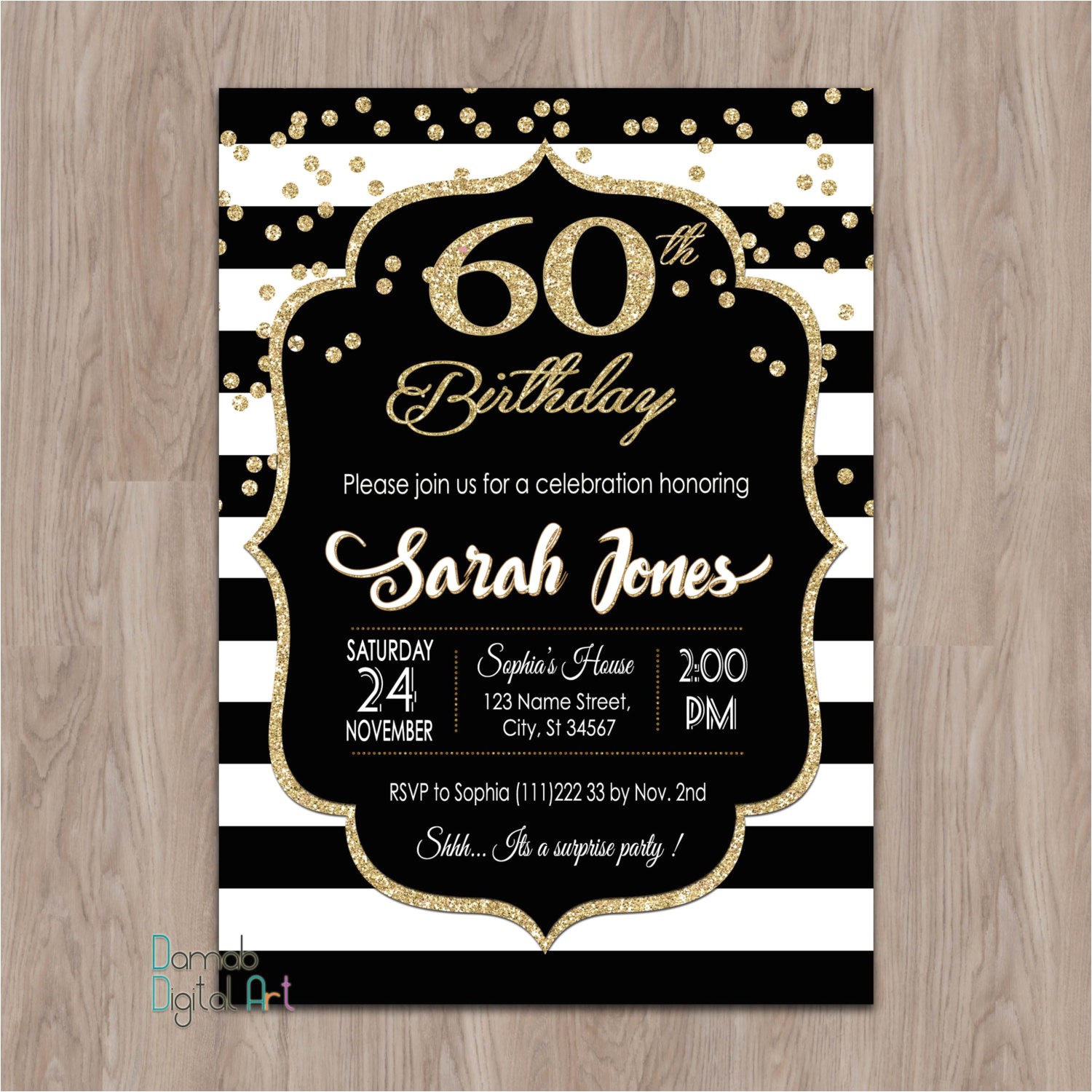 60th birthday invitations 60th birthday
