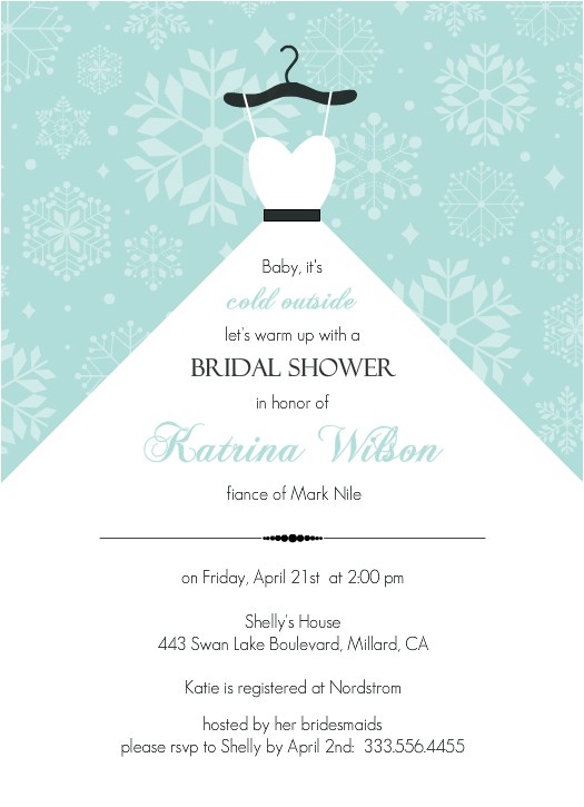 bridal shower invitation templates