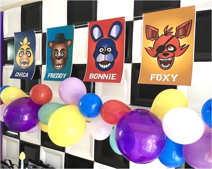 five nights at freddys birthday party