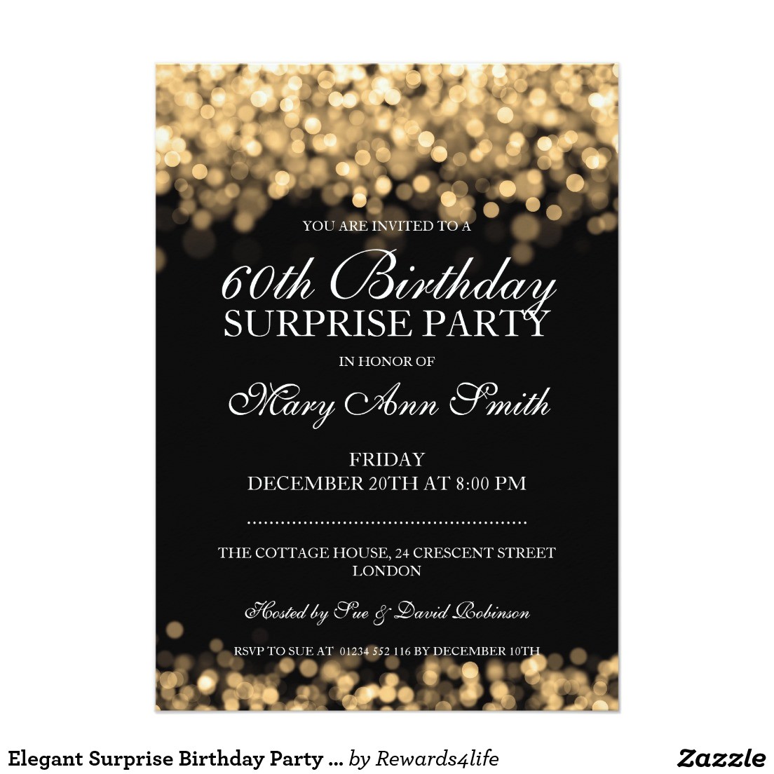 surprise 60th birthday invitation wording