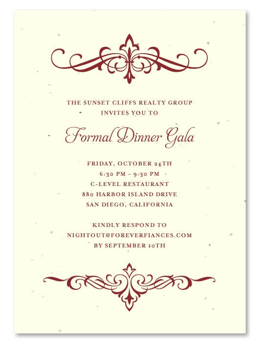 formal christmas party invitation templates