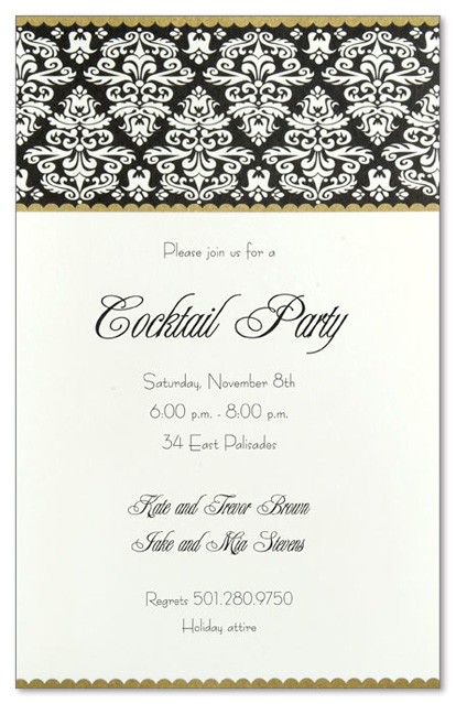 formal party invitation
