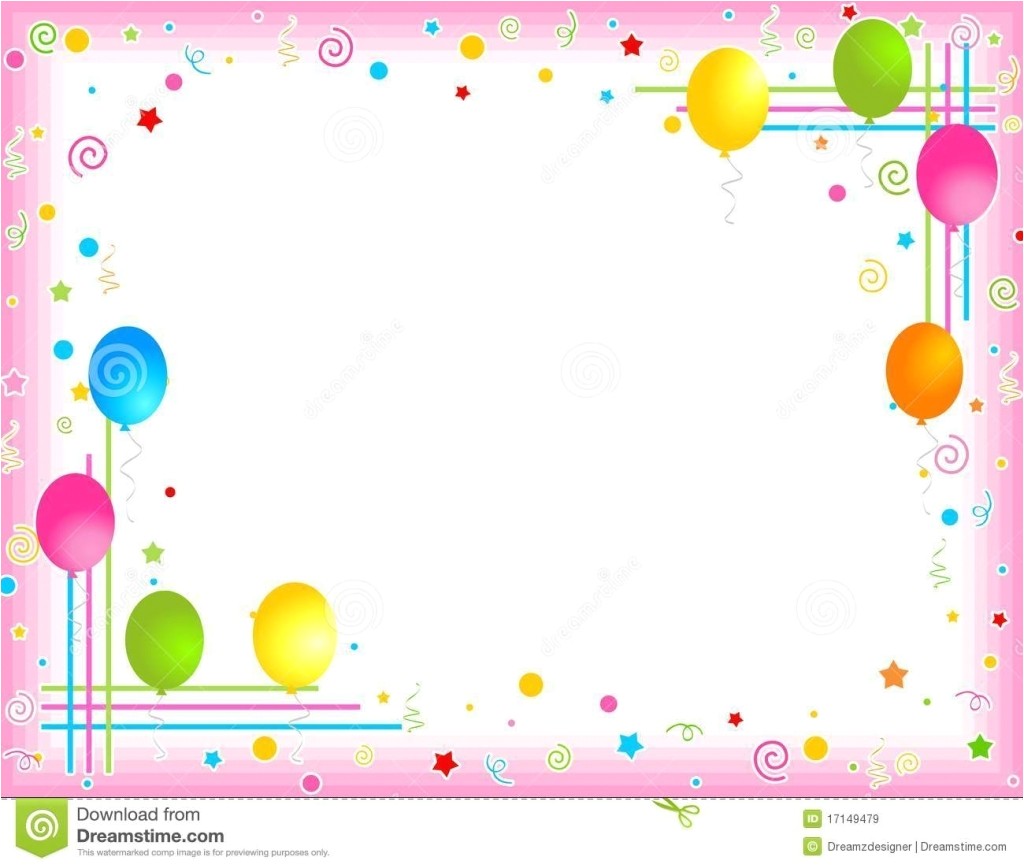 party borders for invitations borders birthday party clipart clipart kid 4