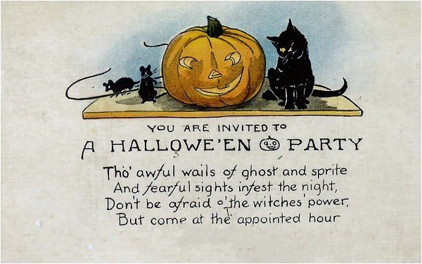 halloween countdown vintage halloween party invitations