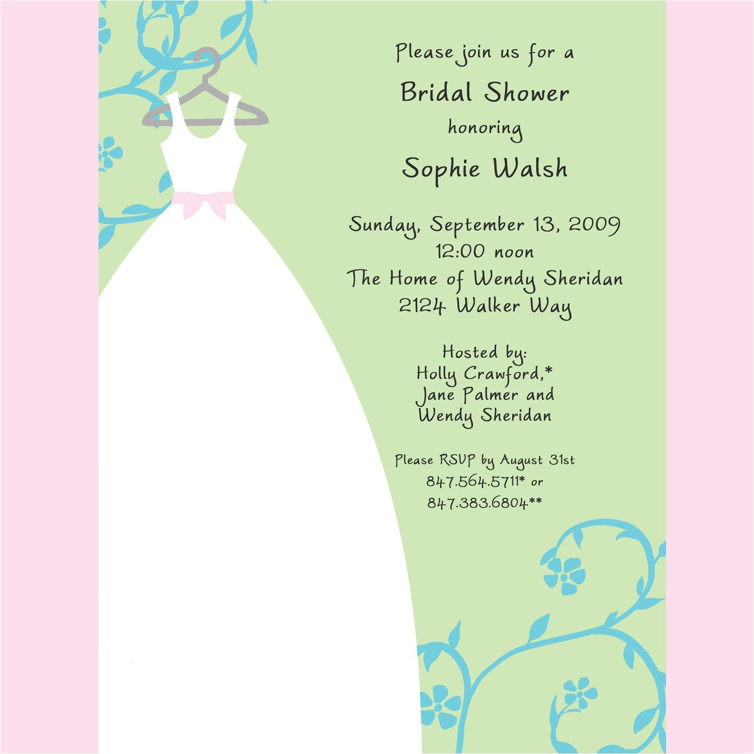 bridal shower invitation templates free 2
