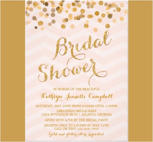 bridal shower invitations template