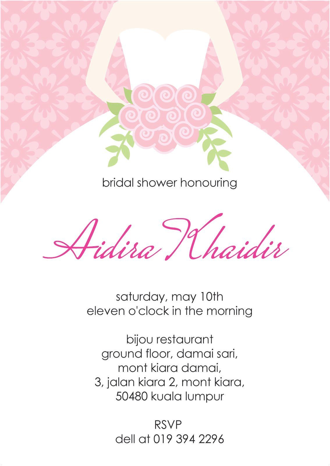 bridal shower invitation templates free printable