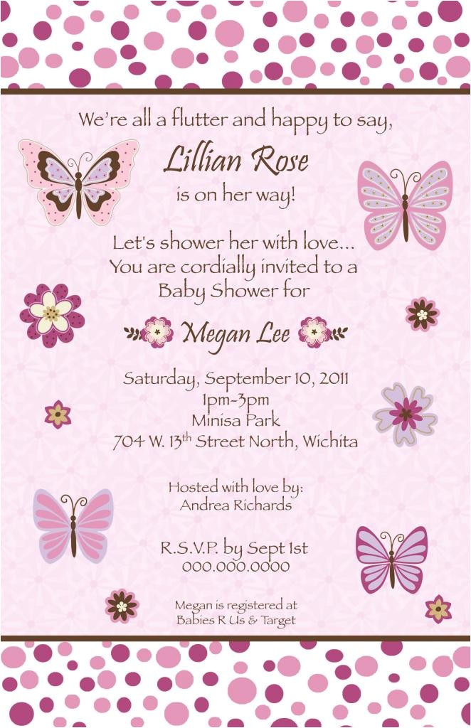 butterfly baby shower invitations printable