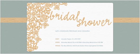 bridal shower invitations online free printable