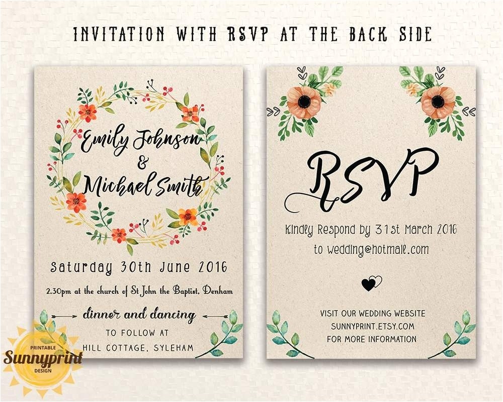free online invitations with rsvp template