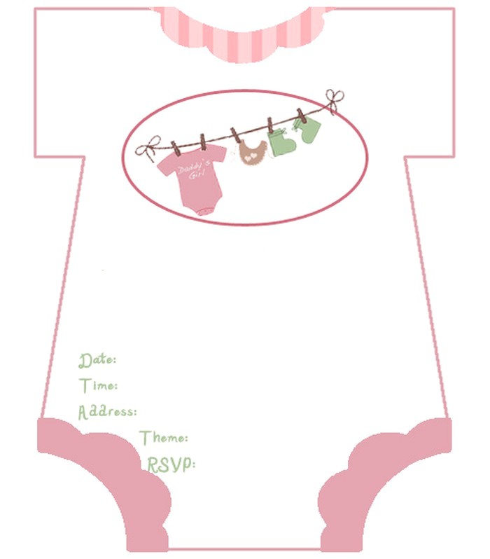 diaper baby shower invitations free template