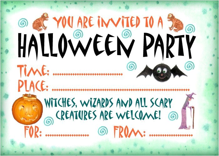 party invitation halloween 1