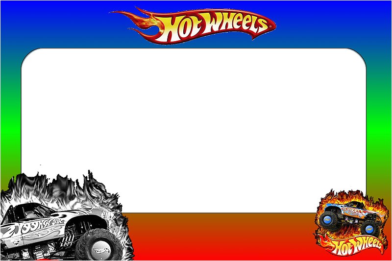 hot wheels party free printable