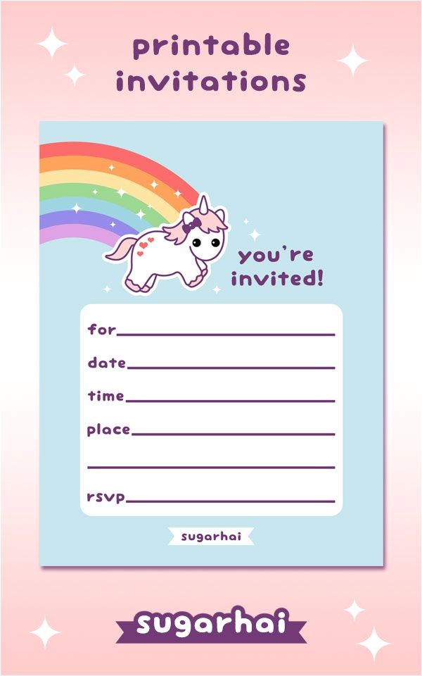 rainbow unicorn party