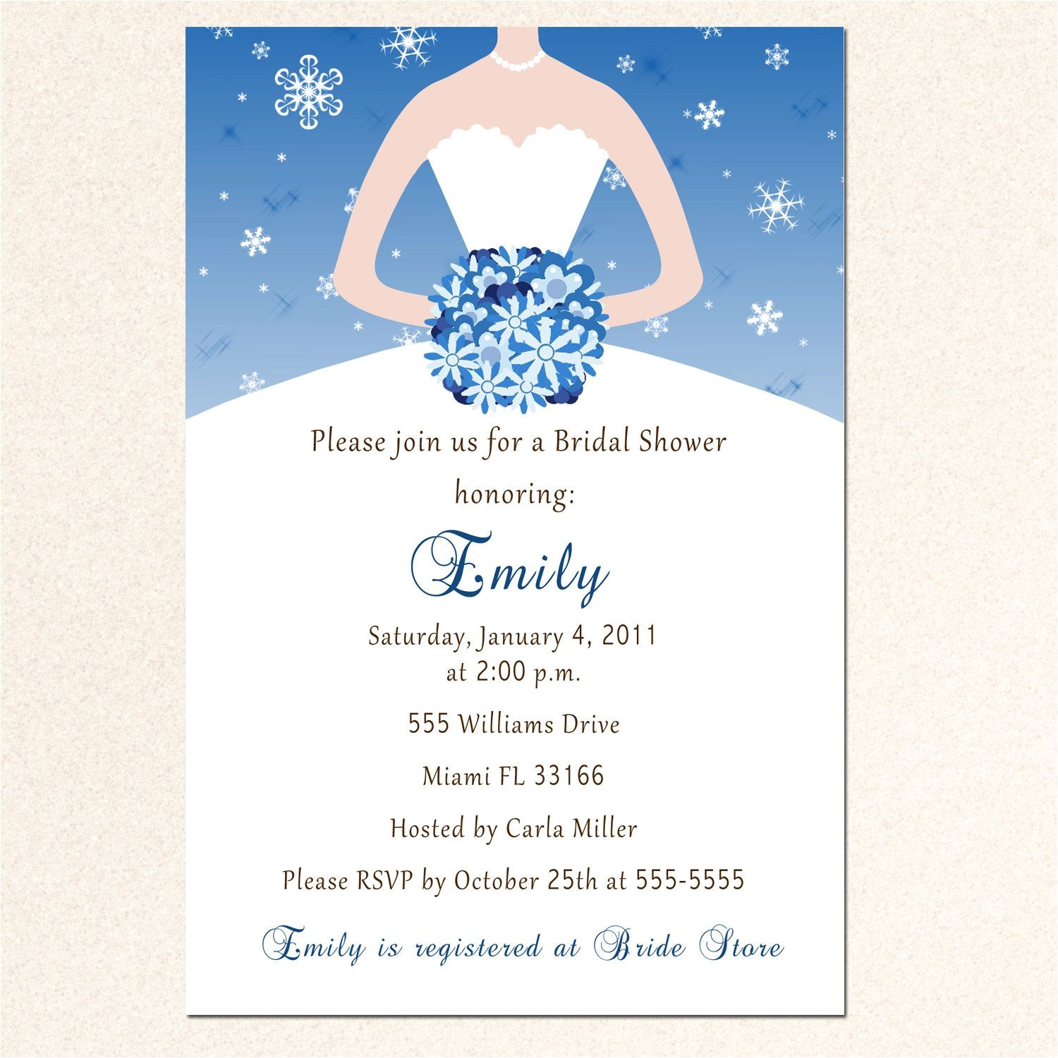 bridal shower invitation templates for word